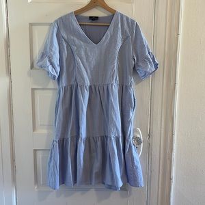 Nursing Queen Periwinkle Blue Dress - Size M